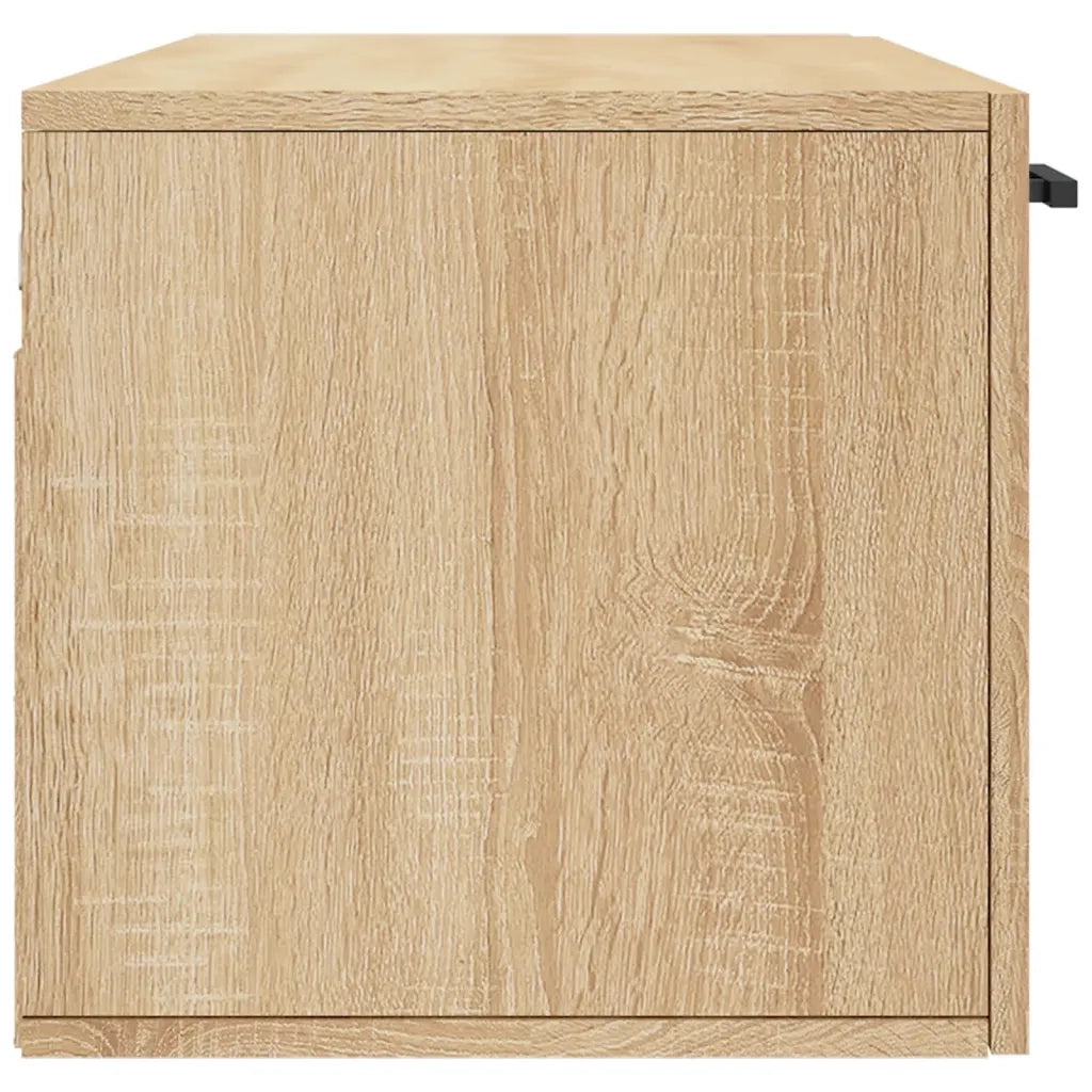 vidaXL Mobile a Parete Rovere Sonoma 100x36,5x35 cm Legno Multistrato