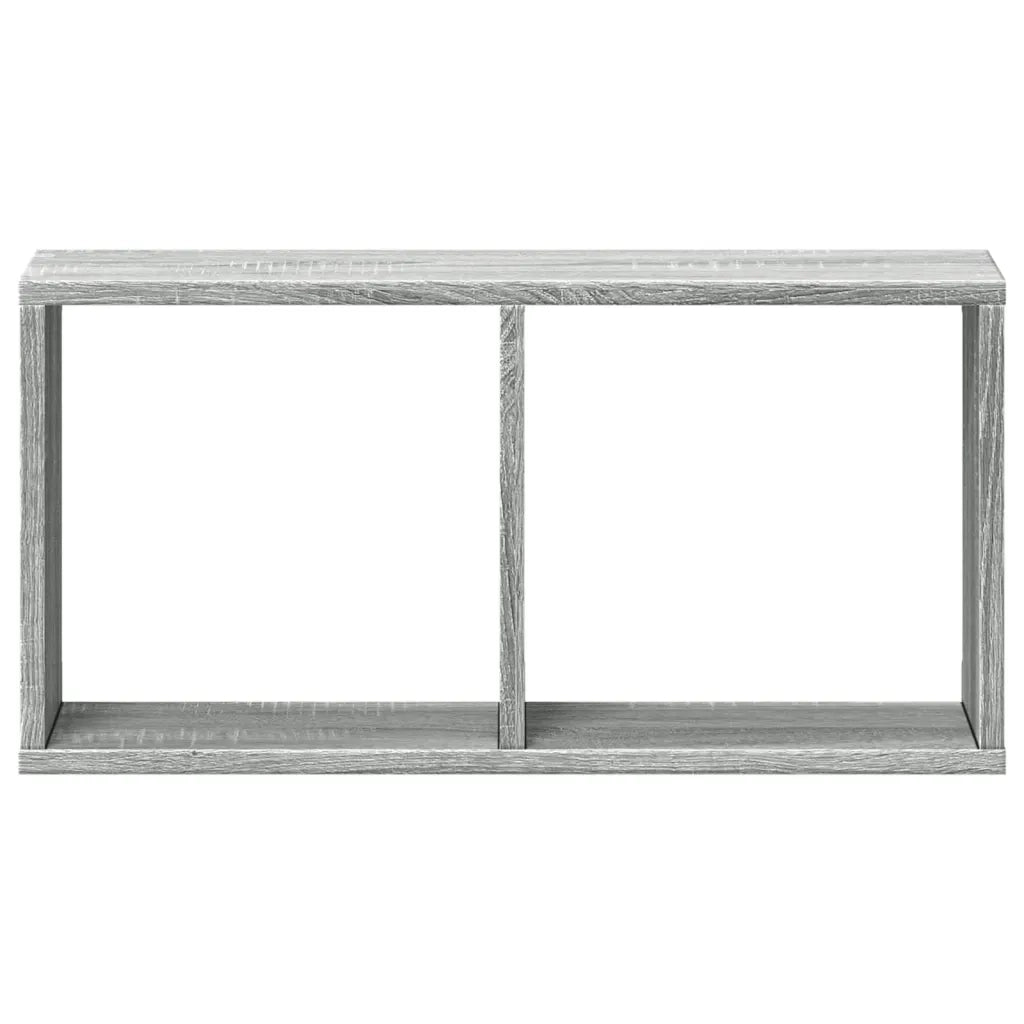 Mobile a Parete 60x16x30 cm Grigio Sonoma in Legno Multistrato