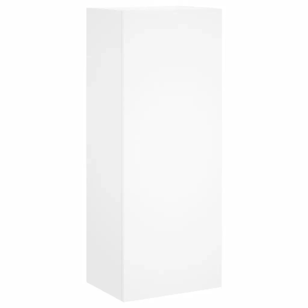 Mobili TV a Muro 5pz Bianchi in Legno Multistrato 3216464