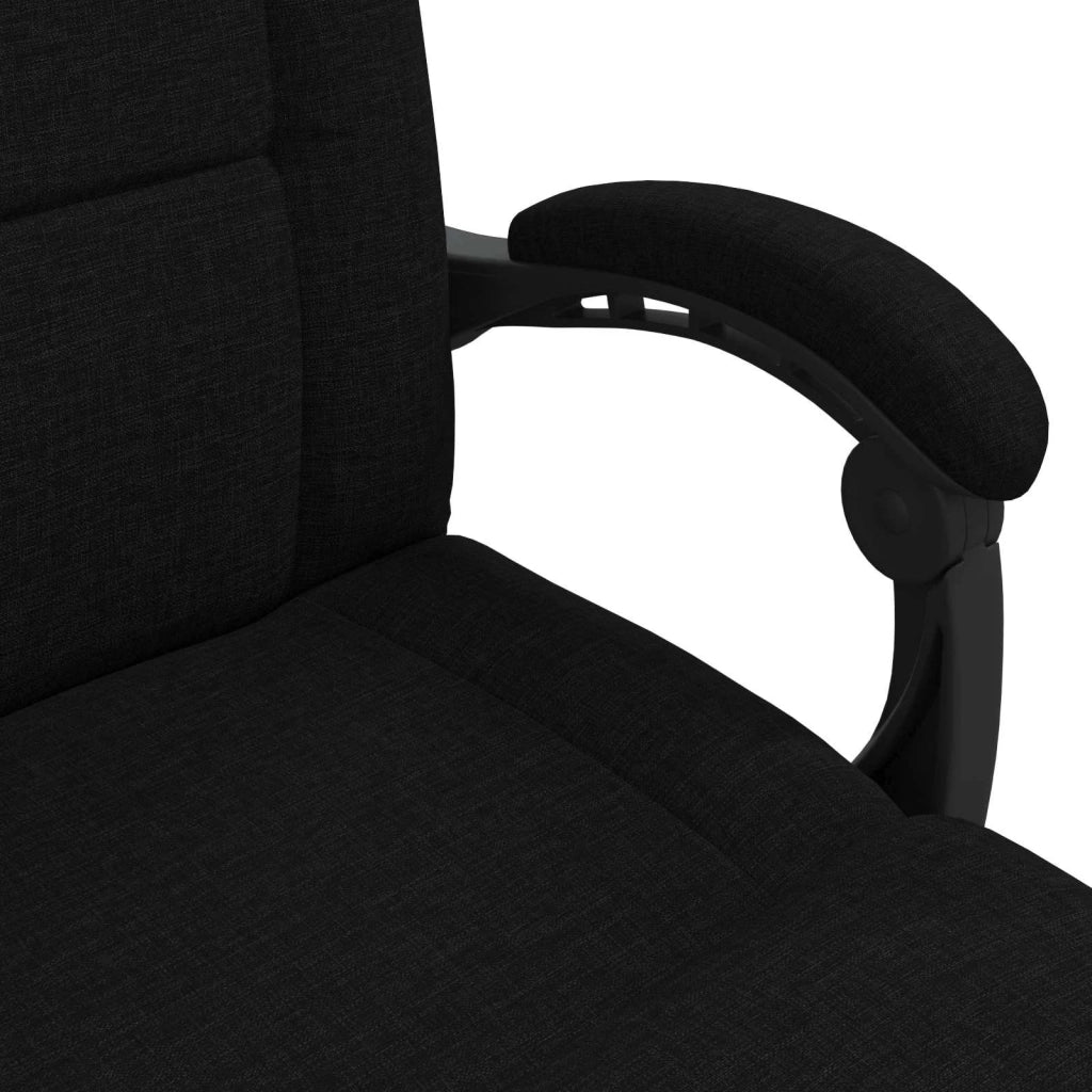 Sedia da Pavimento Nero 66 x 66 x 80 cm Tessuto 42028196
