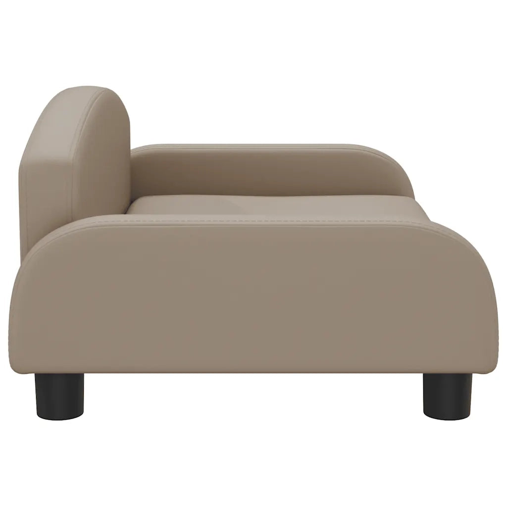 Divano per Bambini Cappuccino 70x45x30 cm in Similpelle 3196367