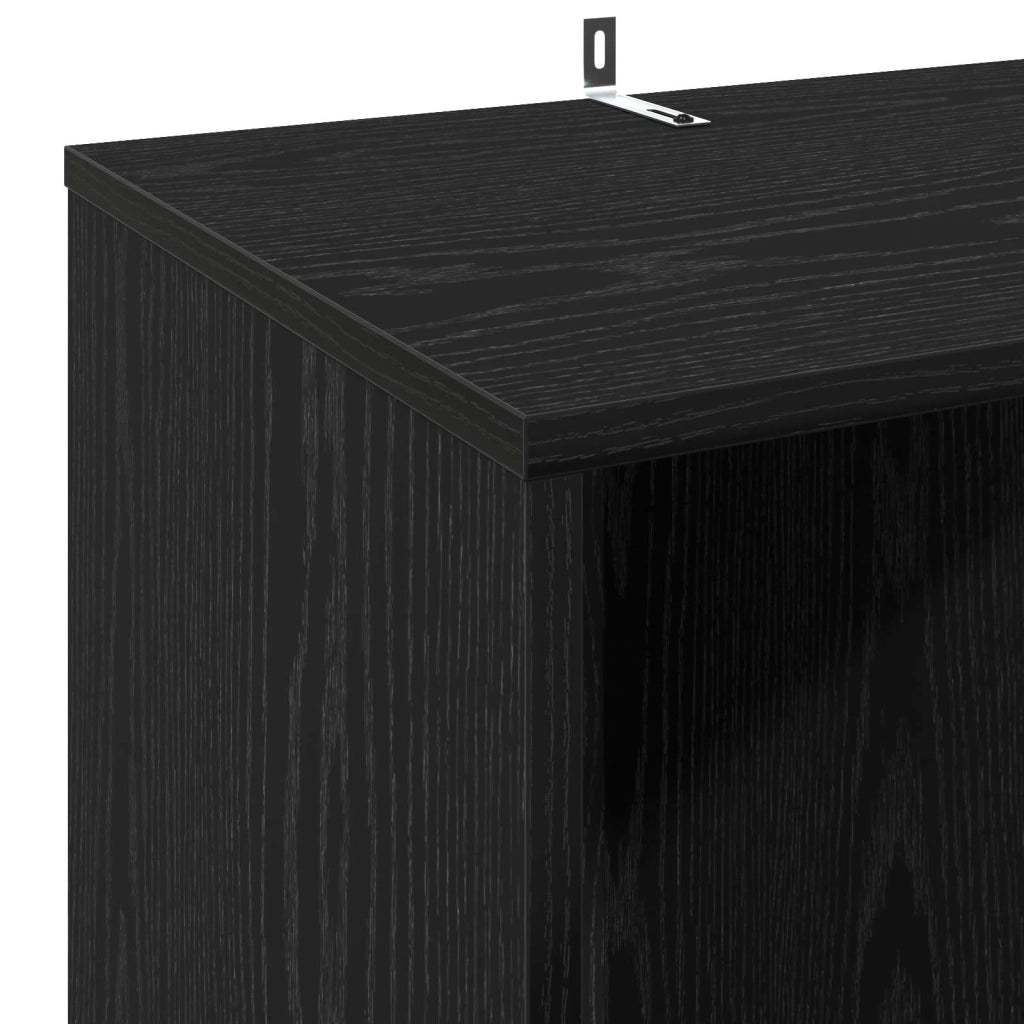 Mobile porta vinili Rovere Nero 44,5 x 36,5 x 74,5 cm 8012867