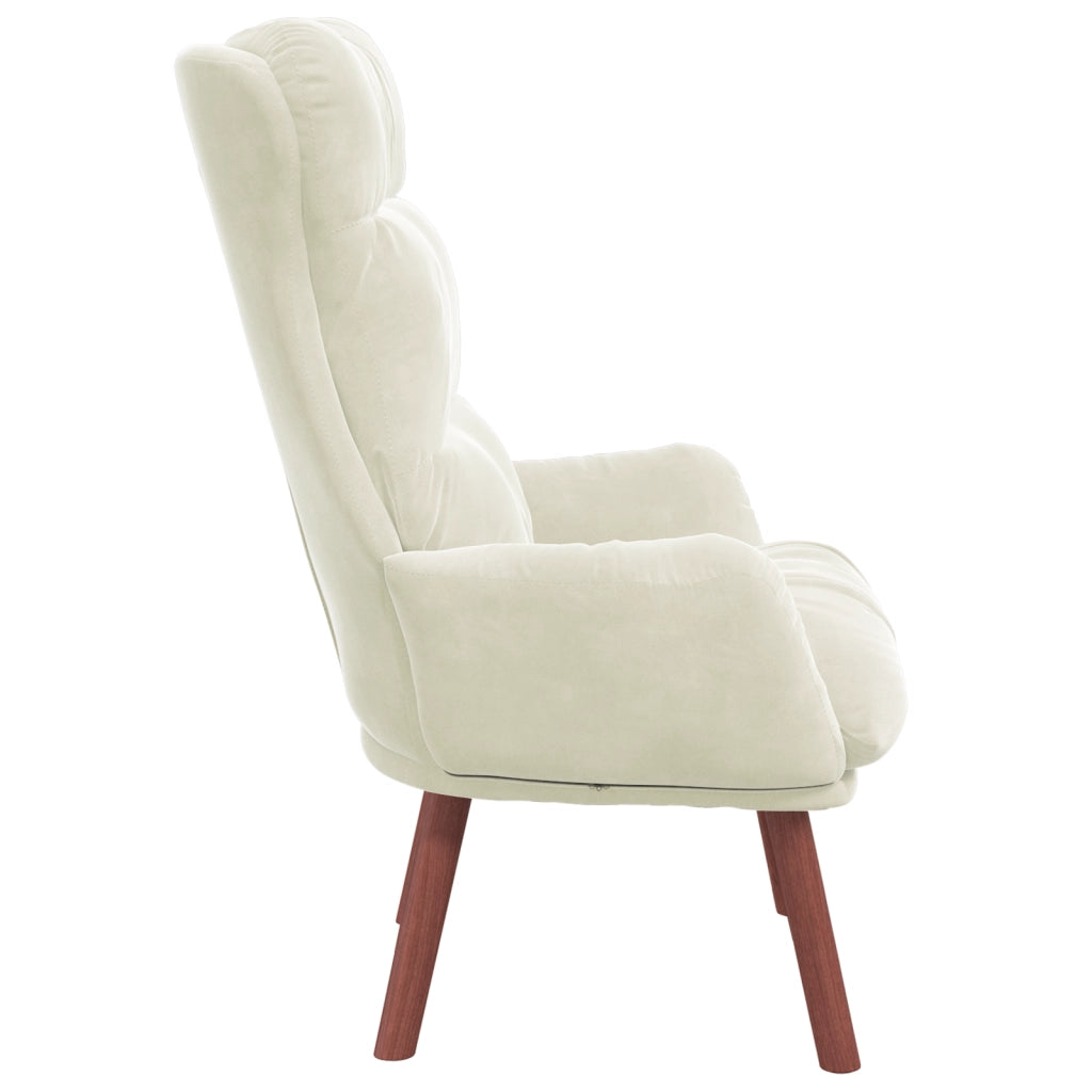 Poltrona Rilassante Cream Velvet
