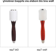 Hammer a doppia testa in nylon per lavori di pelle con manico in legno per DIY