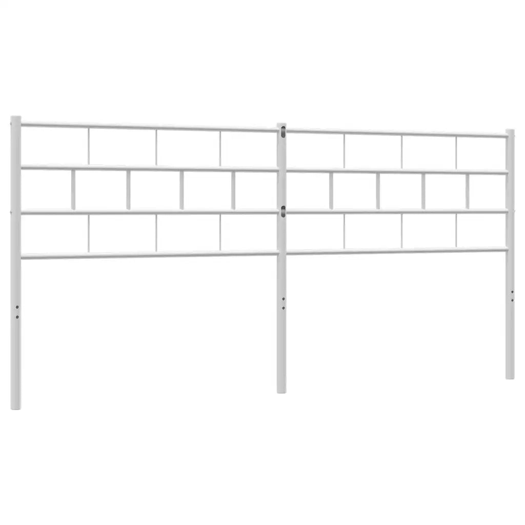 Testiera di Ricambio in Metallo Bianco 193 cm 355745