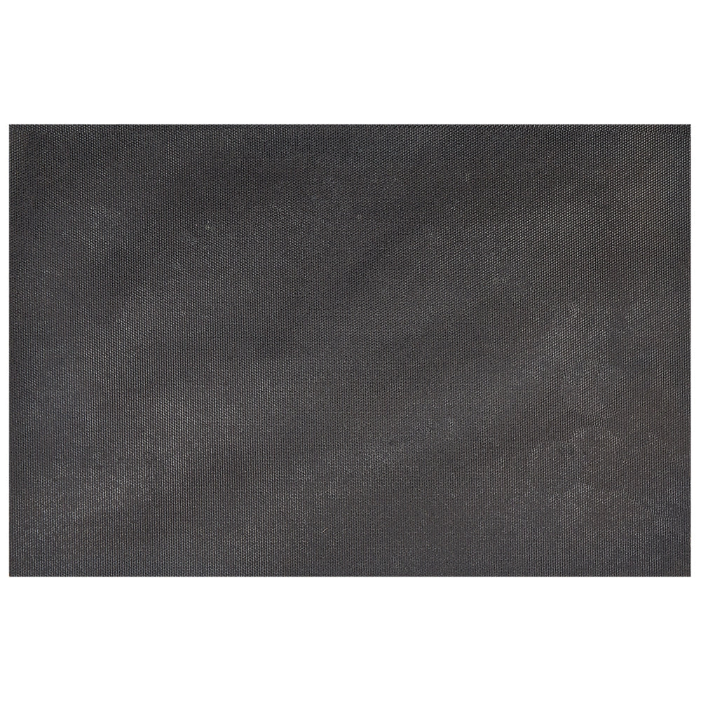Zerbino nero in cocco naturale con fondo in PVC antiscivolo 40 x 60 cm Welcome Text Motif Decorazione moderna per interni
