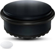 Blocco porta in acciaio inossidabile nero 11 kg-per pavimento-10 x 45 cm-senza forare