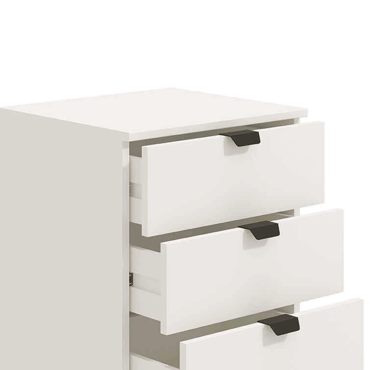 cassettiera moderna 5 cassetti cm 45x40x95 h - PLUS