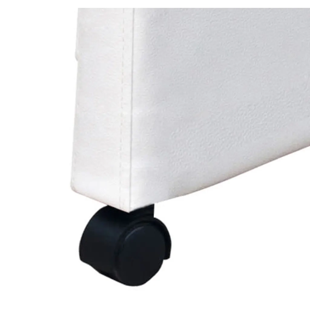 Sedie da Pranzo 2 pz Bianche in Similpelle cod mxl 53133
