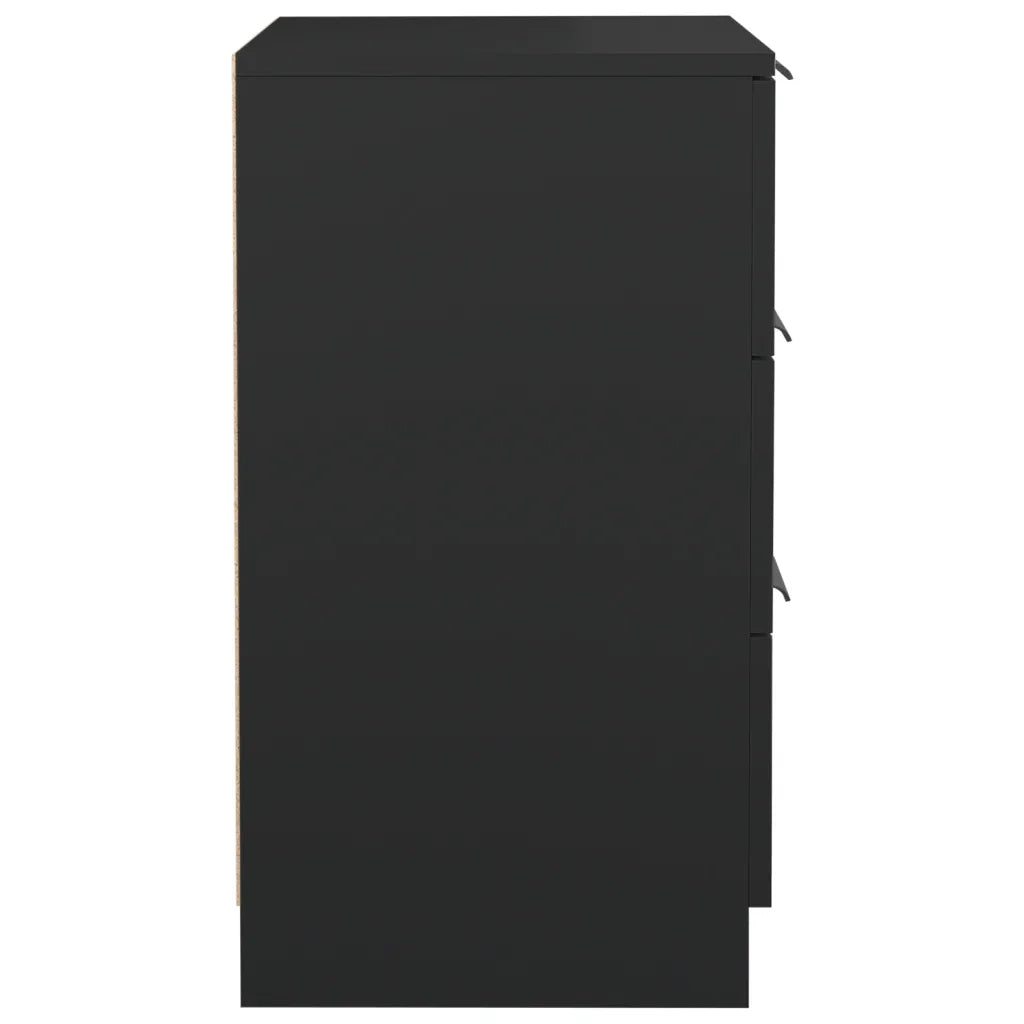 Comodini 2 pz Neri 40x36x65 cm 811271