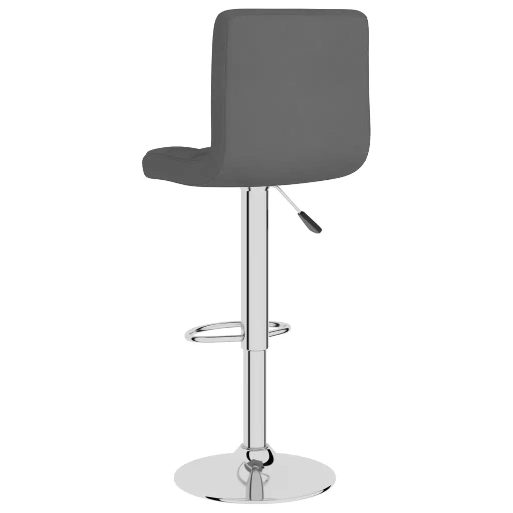 Sgabelli da Bar 2 pz in Tessuto Grigio Scuro cod mxl 69565