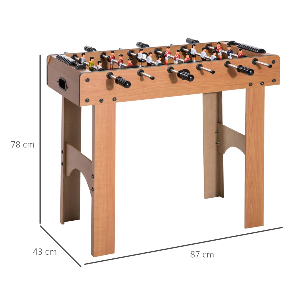 Easycomfort Calcio Balilla Professionale per Bambini e Adulti con Aste in Legno MDF 92x46x78cm