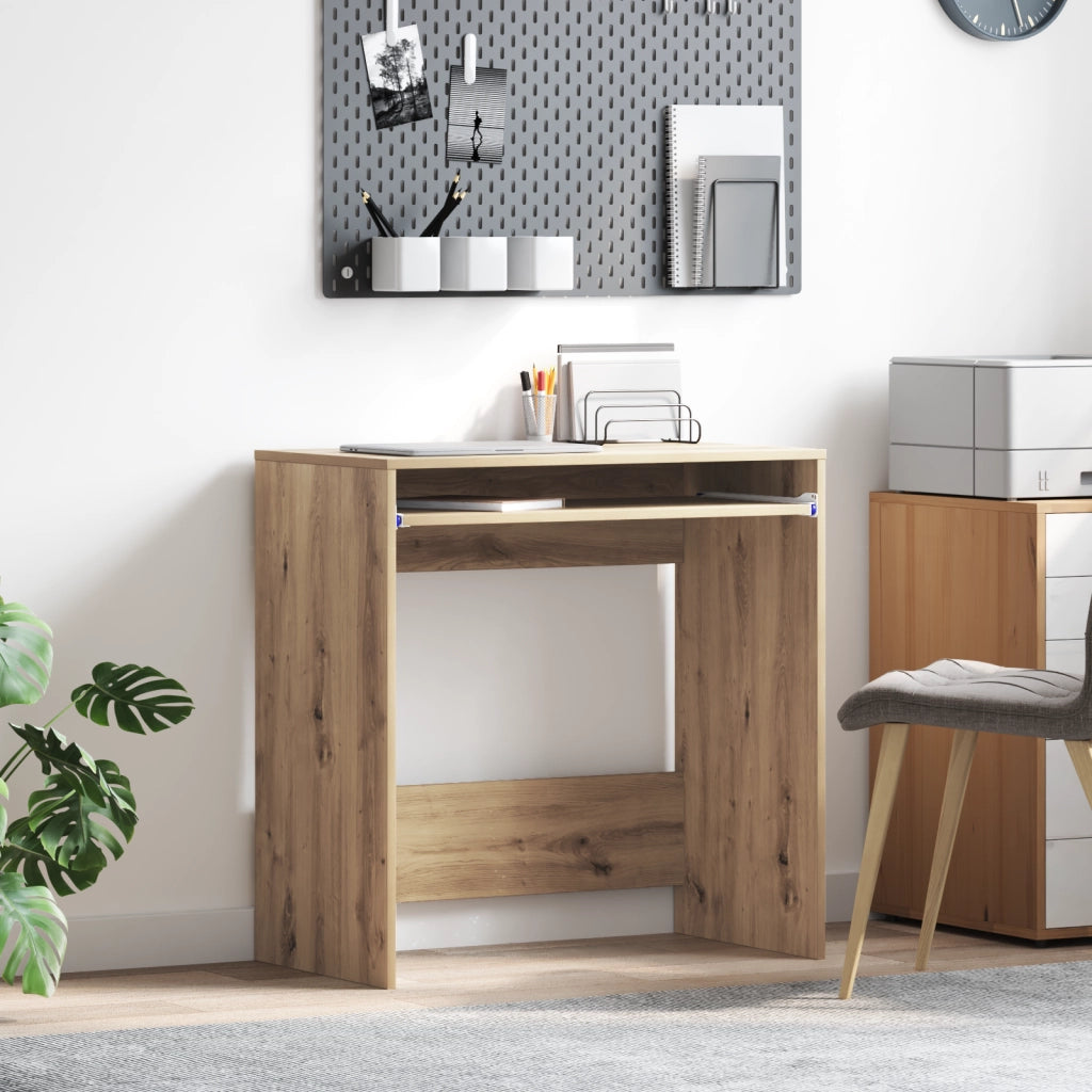 Scrivania per computer Rovere artigianale Legno ingegnerizzato
