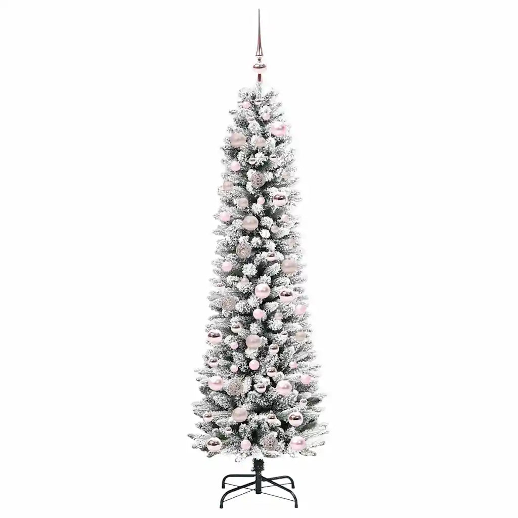 Albero di Natale | Decorazioni natalizie artificiale con 300 LED Bianco 180 cm