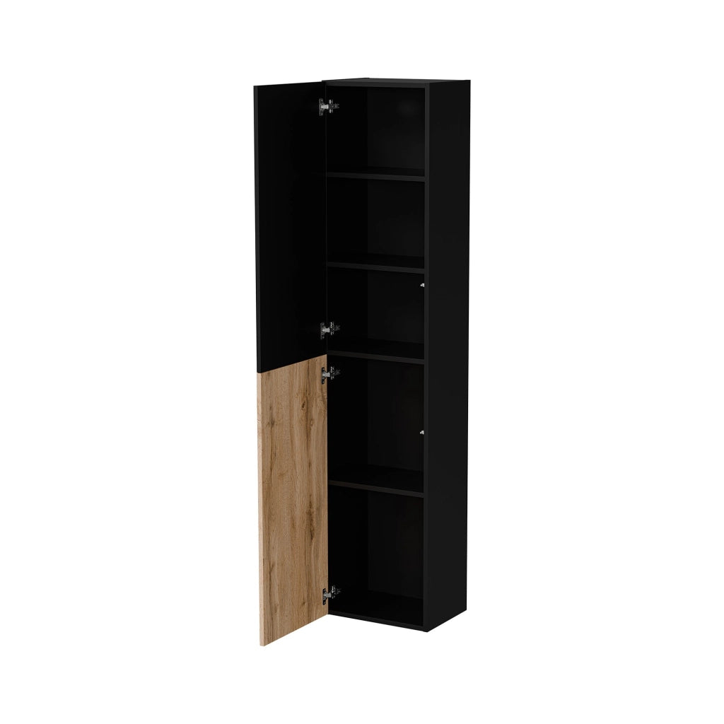 Vetrina Longano, Antracite e Rovere