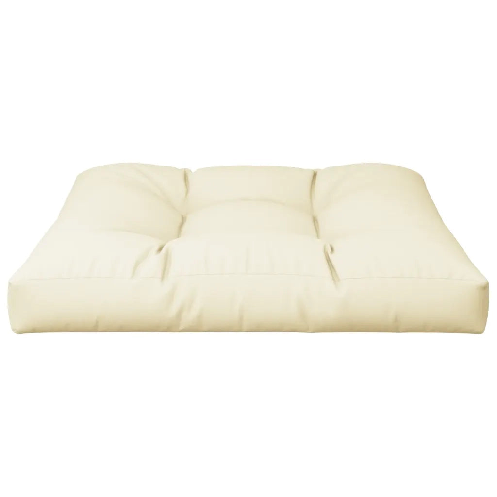 Cuscino per Pallet Crema 80x80x12 cm in Tessuto 360493