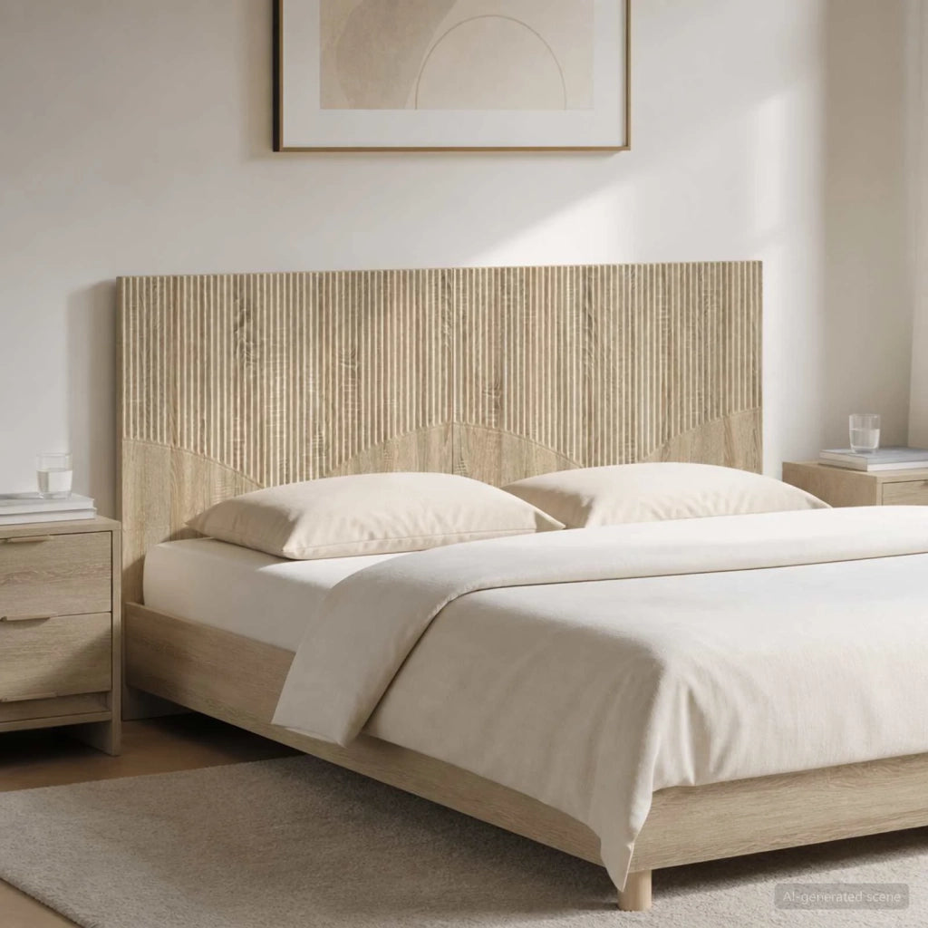 Testiera da Muro HOORN Rovere Sonoma Legno ingegnerizzato 897387