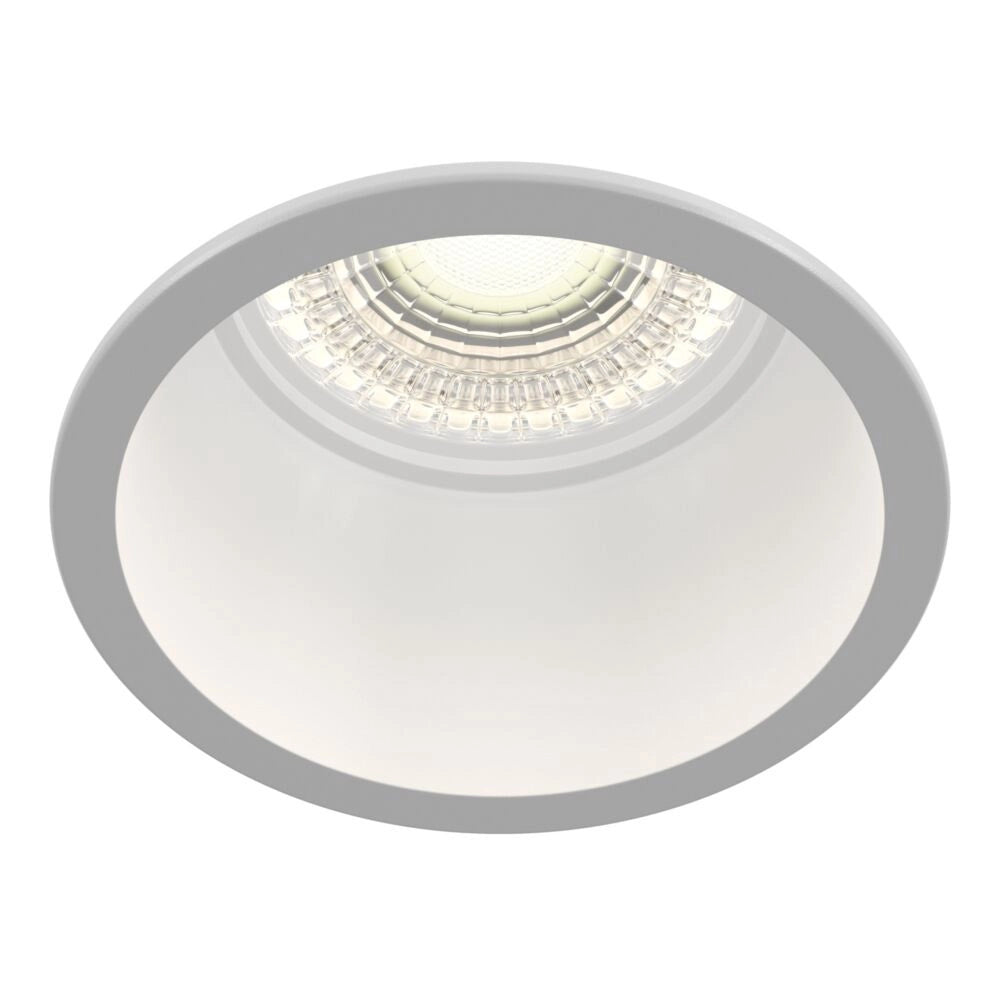 Faretto Da Incasso Moderno Reif Alluminio Bianco 1 Luce