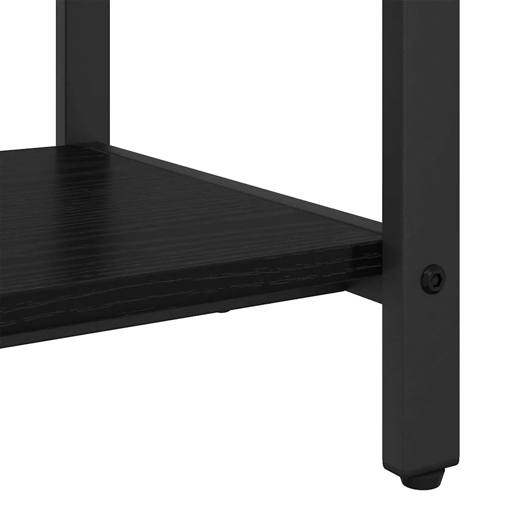 Appendiabiti Rovere Nero 95 x 34 x 184 cm Legno multistrato CFW5405720