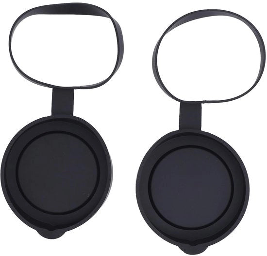 Set di Protezioni per Lenti 2 pezzi - Coperture in Gomma per Lenti - Adatto per 61-64 mm - Resistente all'Umidità - Adattamento Preciso - Per Telescopi/Telescopi - Coperture per Lenti Obiettivo