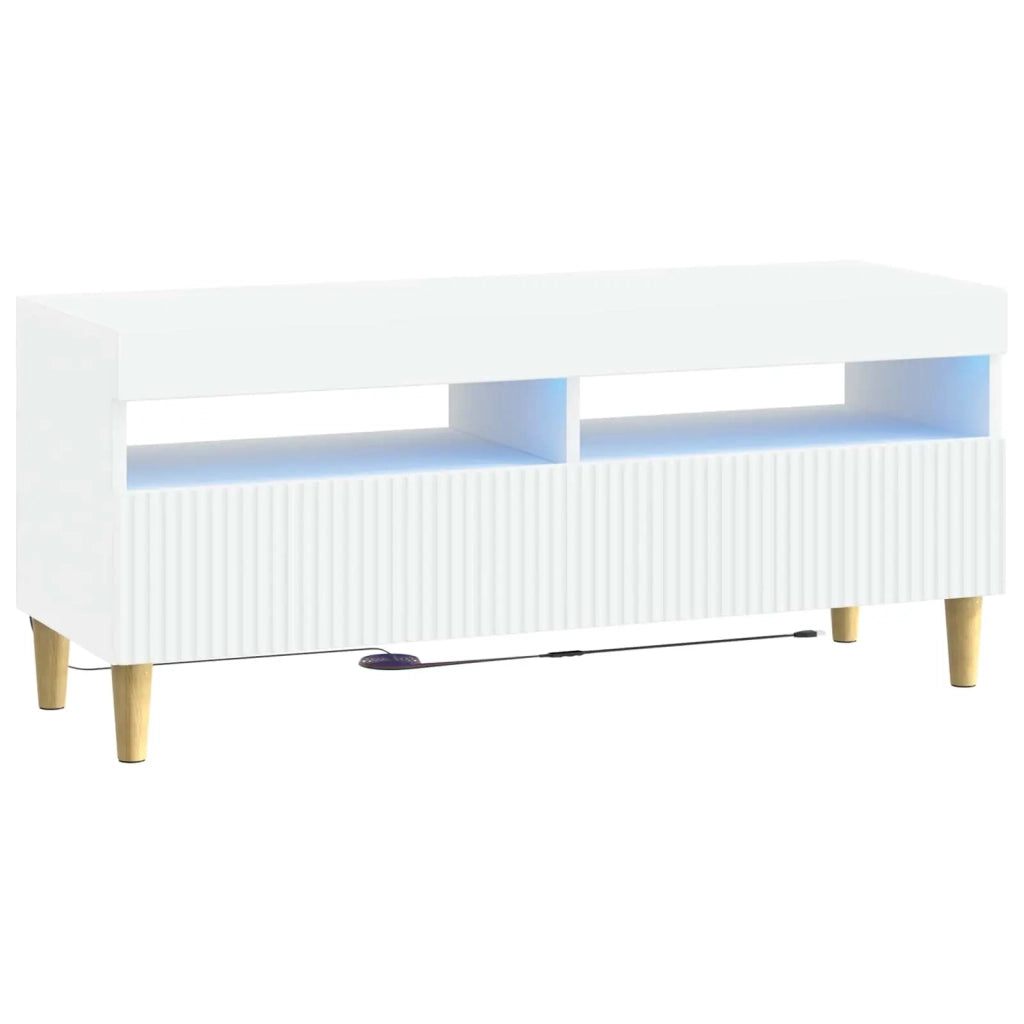 Mobile TV LED Bianco Legno ingegnerizzato 896765