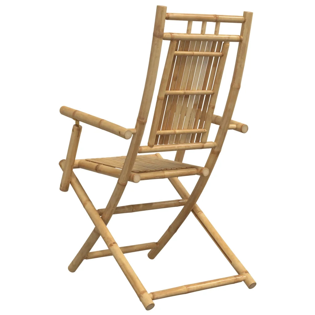 Sedie da Giardino Pieghevoli 8 pz 53x66x99 cm in BambÃ¹
