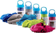Asciugamano di raffreddamento - asciugamano per la pelle - asciugamano per fitness - blu - grigio - rosso - verde - turchese