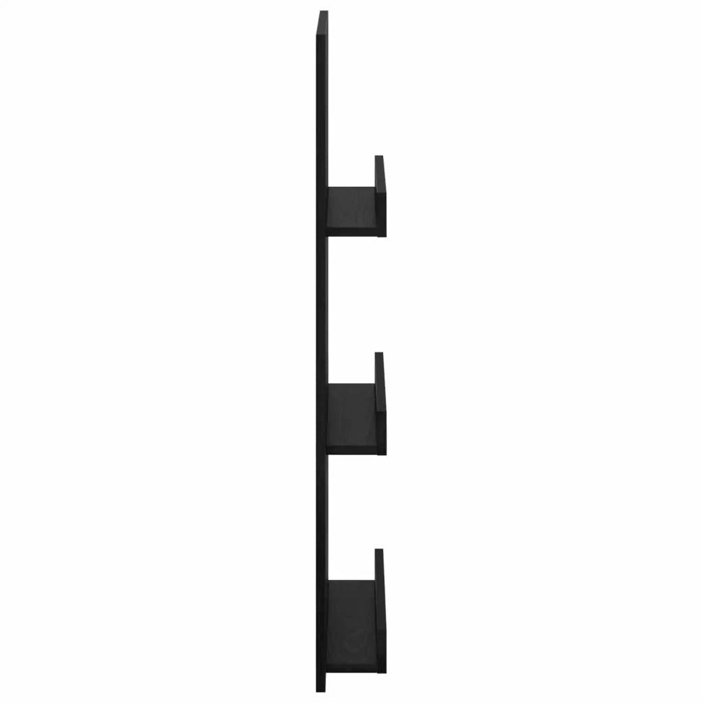 Scaffale per riviste Rovere Nero 43 x 11 x 102 cm CFW7620421