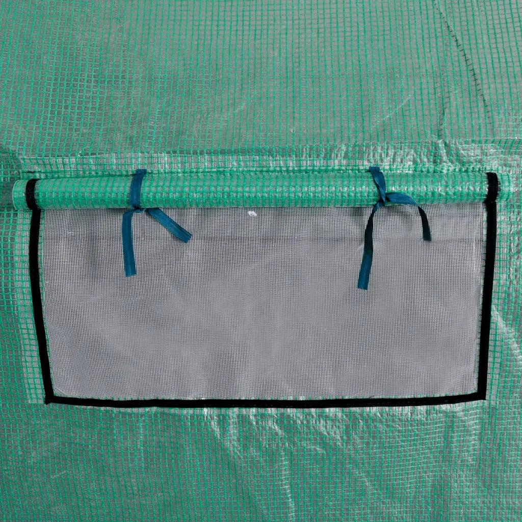 Serra Polietilene Portatile Accessibile Struttura Acciaio 18 m² 42911