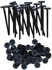 Set di Cavi in Nylon da 100 - Resistente al Tempo - Auto Bloccante - Alta Resistenza - Duraturo per Esterno