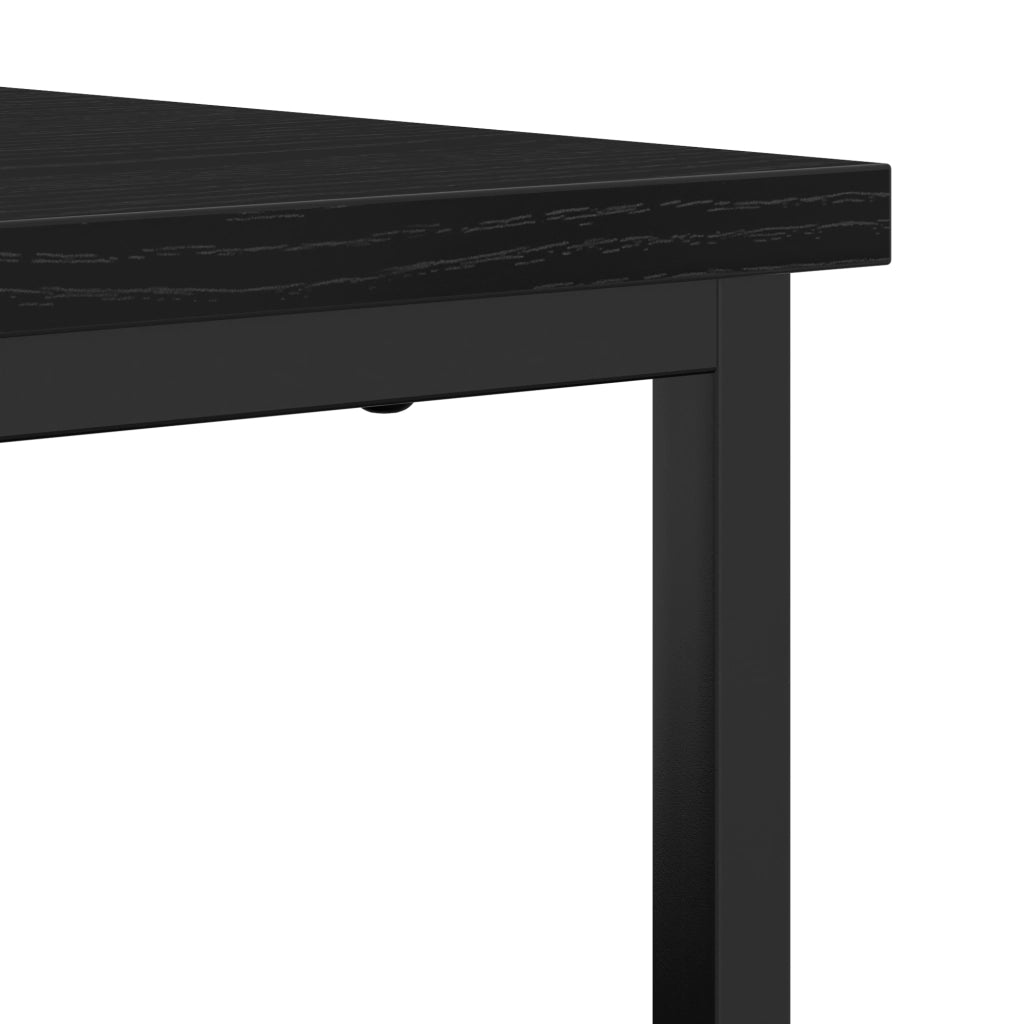 Credenza Rovere Nero 69 x 35 x 80 cm Legno multistrato 862981