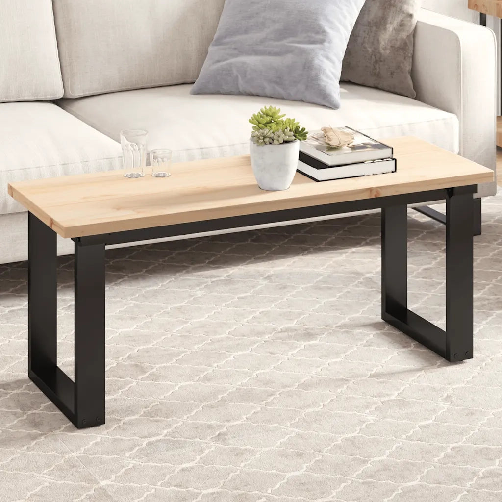 Piano Tavolo 110x40x2,5 cm Rettangolare Legno Massello di Pino 847432