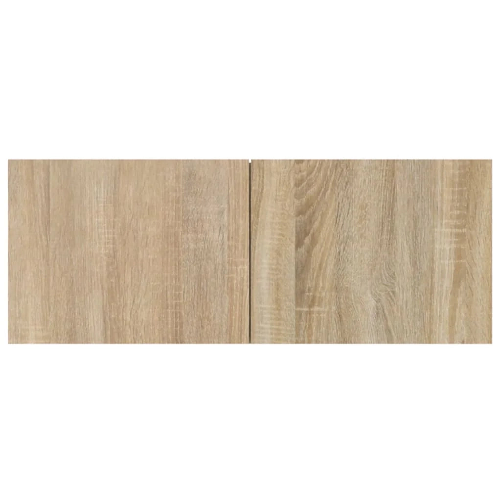 Set di mobili da 4 pezzi tra cui armadio credenza mobile porta TV soggiorno/camera da letto legno ingegnerizzato rovere Sonoma marrone 02_0024811