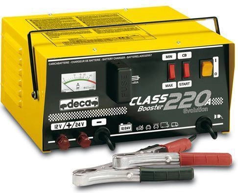 Deca 341000 Class Booster 220A Caricabatterie Avviatore 12V 24V 20A 300Ah Portatile colore Nero Giallo