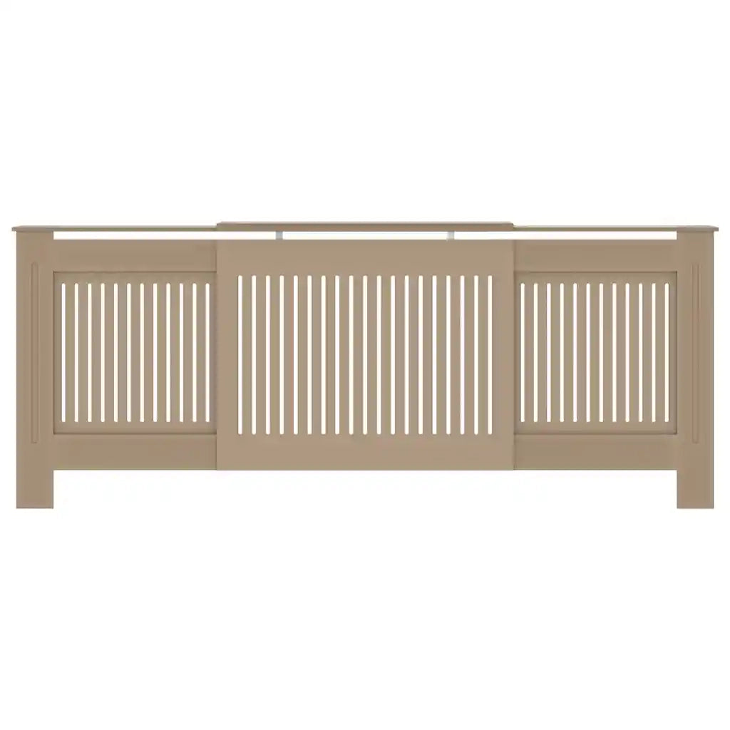 Copertura per radiatori 2 pcs Marrone 205 x 20,5 x 81,5cm