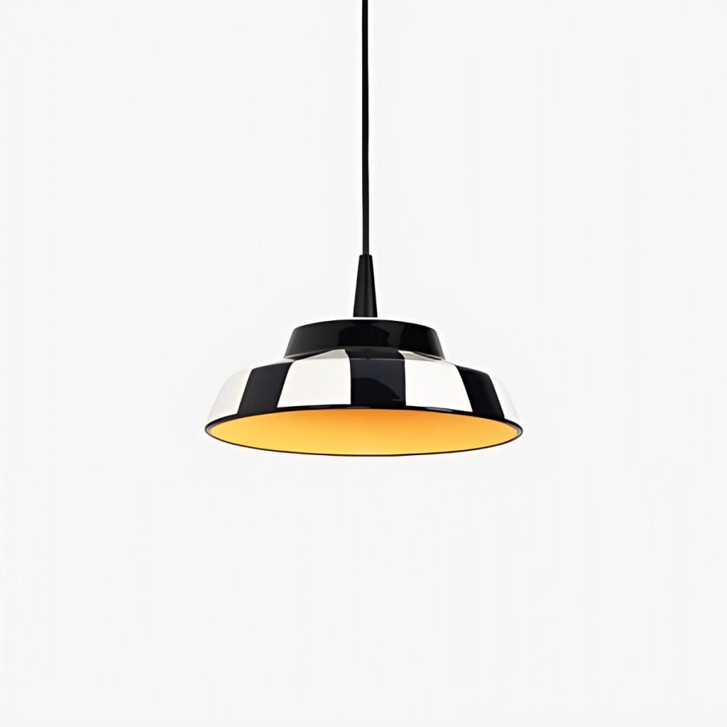 Circus Lampada a Sospensione LED 8W 3000K Diametro 24 cm in Ceramica Artigianale Made in Italy Colore Giallo per Illuminazione d'Interni Elegante