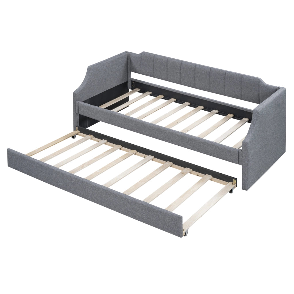 LETTO con letto estraibile 90x200/90x190 cm Grigio