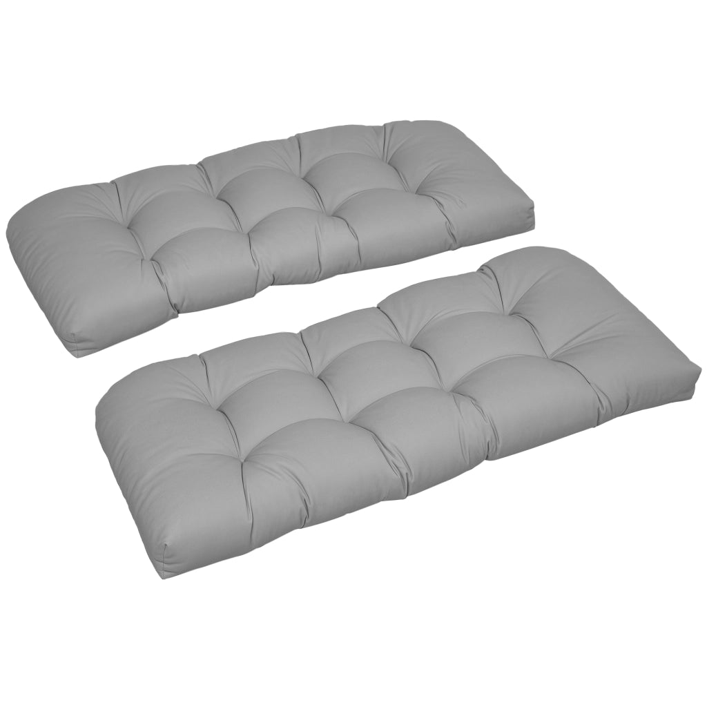Cuscino per Divano 2 Posti ¨C zephmum ¨C 110x48x8 cm Grigio