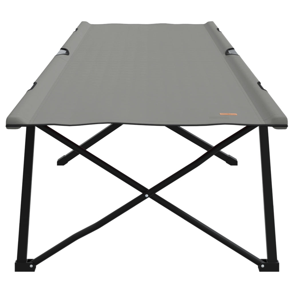 Letti da Sole Pieghevoli con Borse 2 pz Grigio Tessuto Oxford 600D