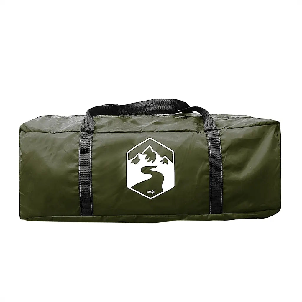 Tenda Familiare a Tunnel per 6 Persone Verde Oliva Resistente all'acqua 4009575