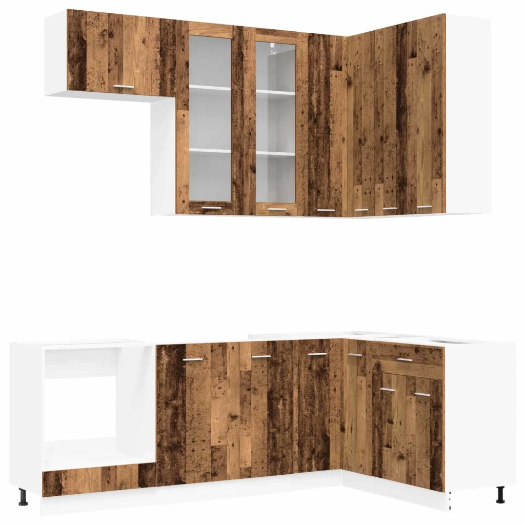 Unità Cucina LYON 8 pcs Legno antico Legno ingegnerizzato 3438521