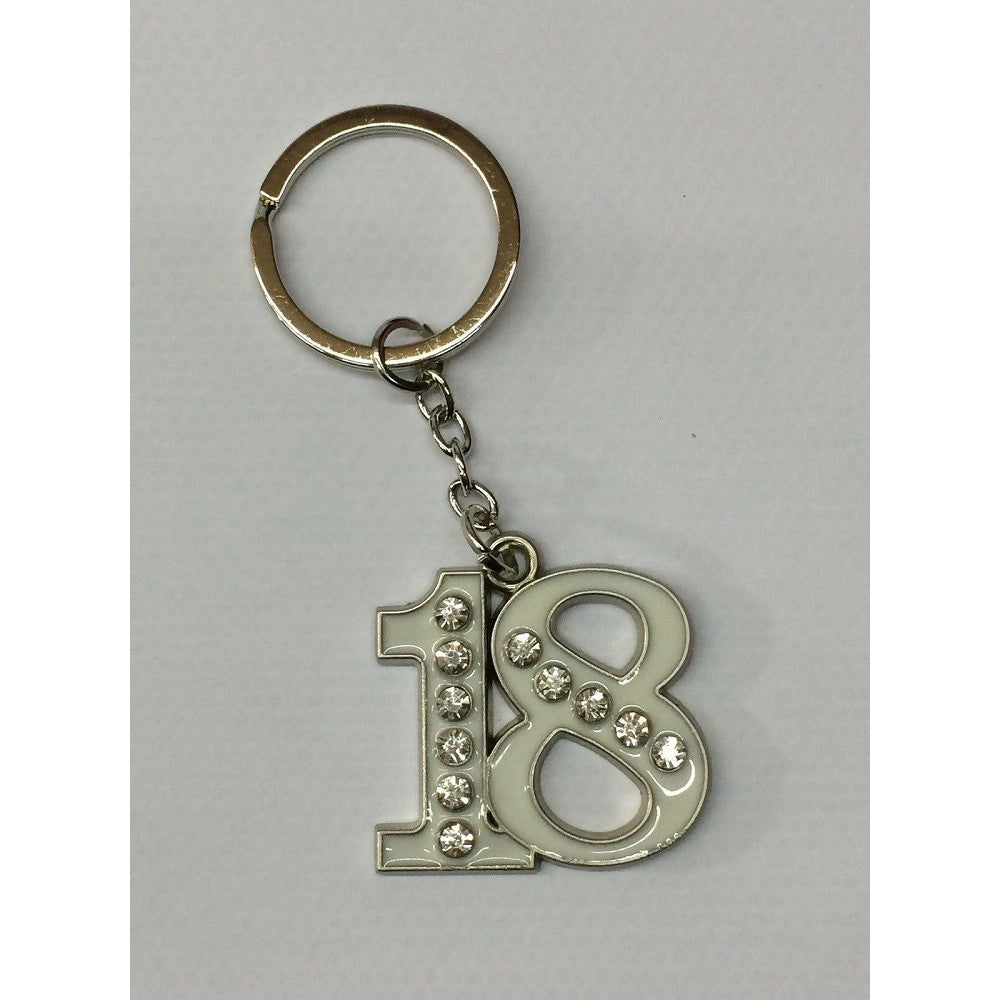 Trade Shop - Portachiavi 18 Anni Bomboniera Compleanno Gadget Festa Party Regalo Diciottesimo -