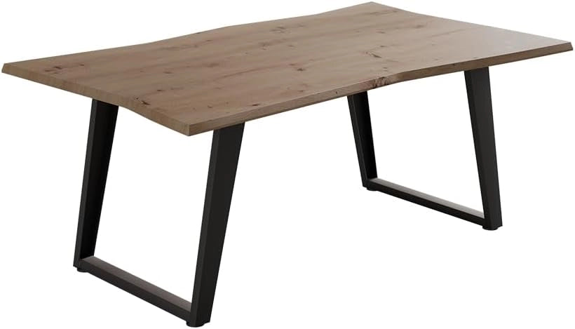 Tavolino da caffè Yan, Artigiano, 100 x 60 cm, adatto all'uso come tavolino da soggiorno o tavolino laterale