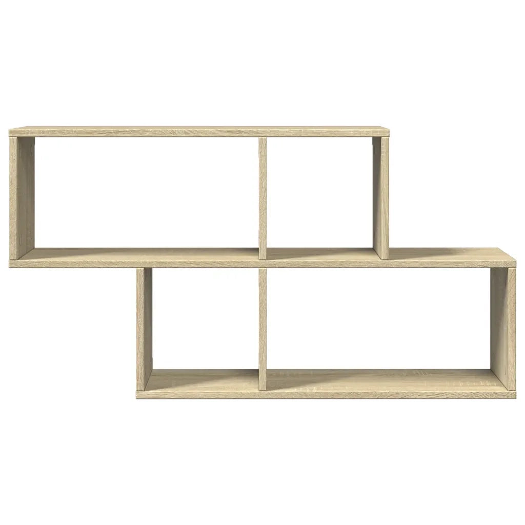Scaffale a Parete Rovere Sonoma 100x20x53cm Legno Multistrato 848019