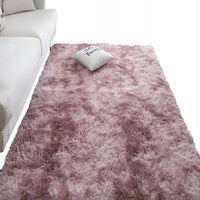 Tappeto rosa peluche shaggy 150x100 cm