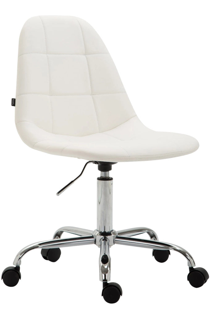 Sedia da ufficio REIMS in similpelle bianco