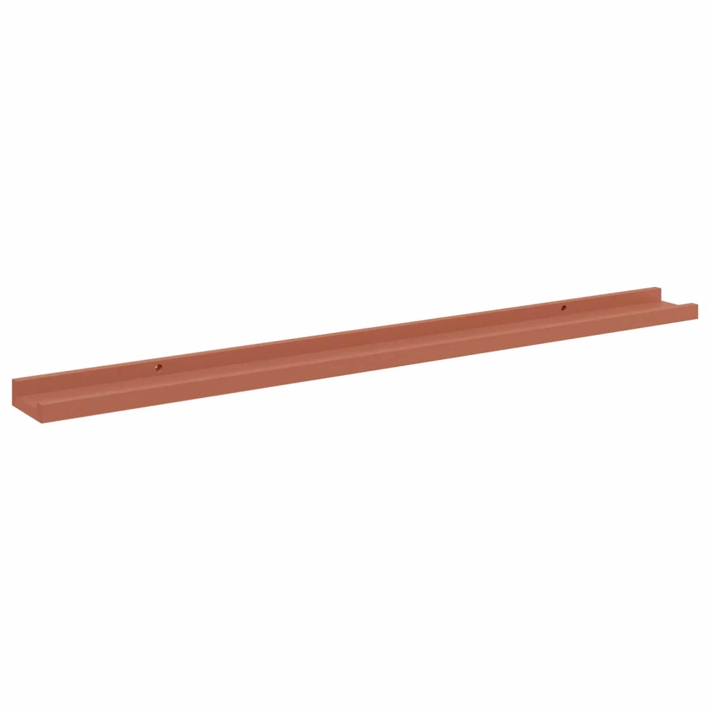 Scaffale da parete 4 pcs Rosso 100 x 9 x 3 cm Legno multistrato 42020009