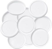 Elettrodi di fine in plastica rotonda - 24 pezzi - Protezione elettrodi di fine - Elettrodi di fine per condotti di spedizione - Buoi di spedizione Kraft - Leggero e duraturo - Elettrodi di fine di protezione