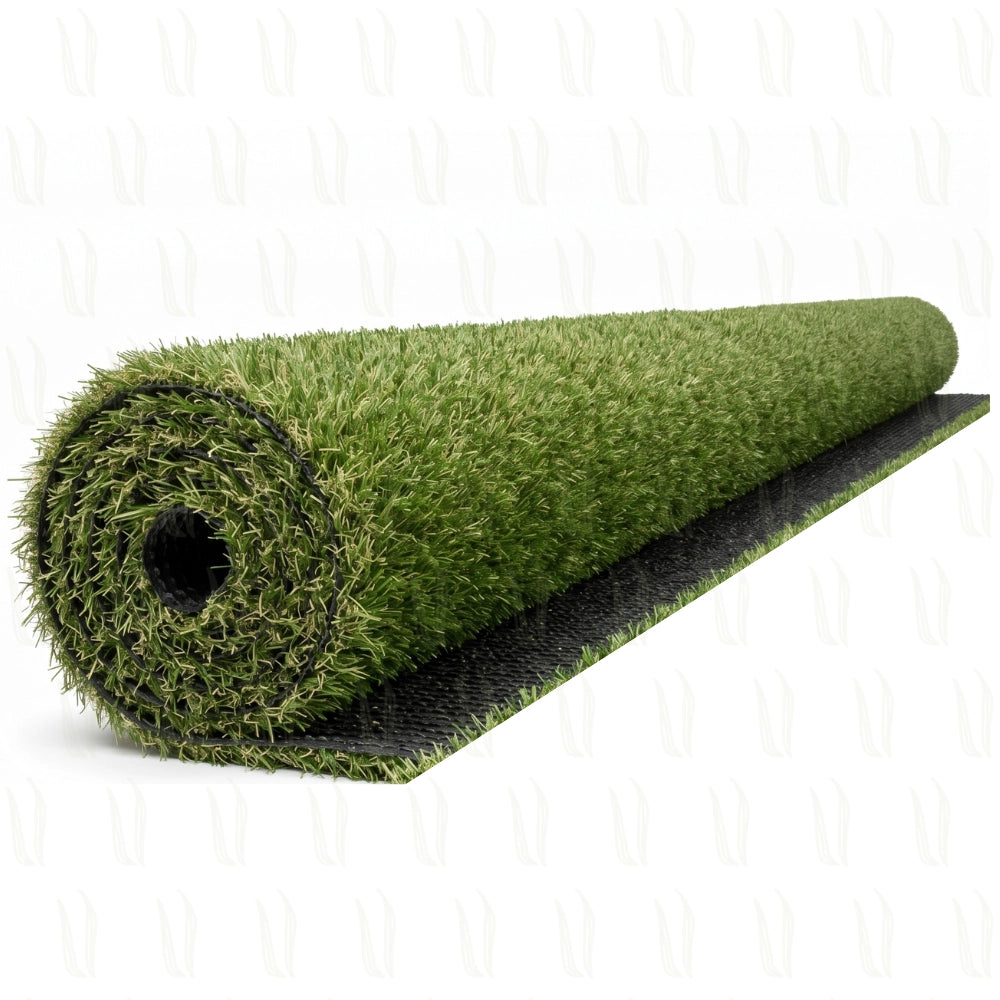 Erbabella rotolo prato erba sintetica 25 mm drenante effetto reale giardino e terrazzo *** misura 2 x 10 m, confezione 1