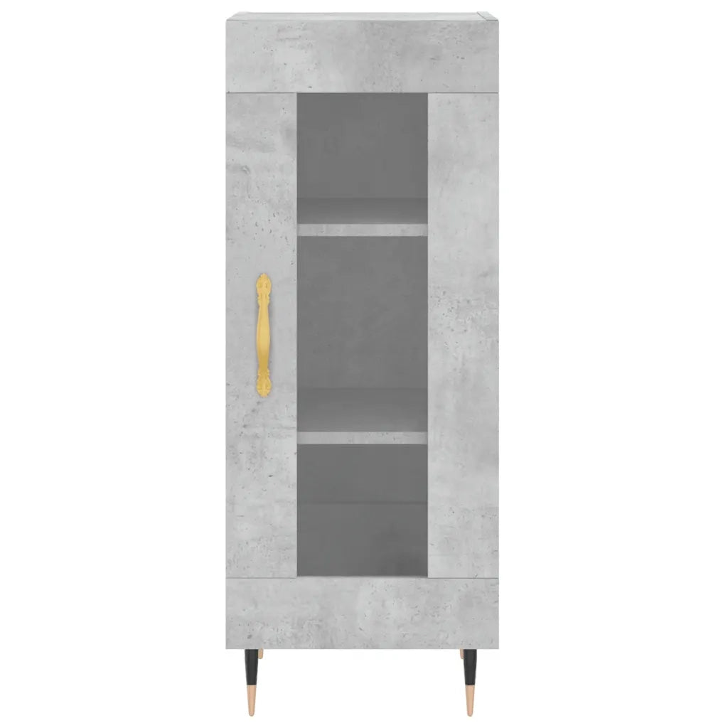 Credenza Grigio Cemento 34,5x34x180 cm in Legno Multistrato 3200373
